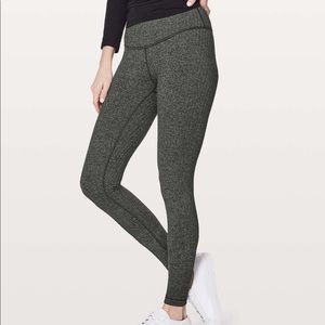 Lululemon Wunder Under in Heathered Herringbone